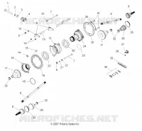 DRIVE TRAIN, REAR DRIVE SHAFT ASM.