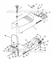 SEAT   GAS TANK TRAIL 0982761 (4942584258A008)