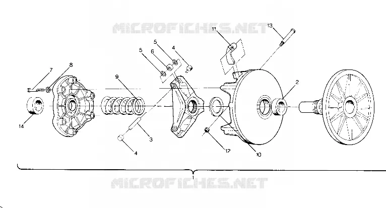 DRIVE CLUTCH STAR AND SPRINT E/S (4915431543010A)