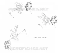 BRAKES, BRAKE CALIPER MOUNTING