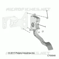ENGINE, THROTTLE PEDAL