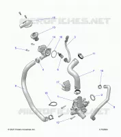ENGINE, WATERPUMP AND BYPASS
