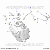FUEL SYSTEM, FUEL TANK ASM.