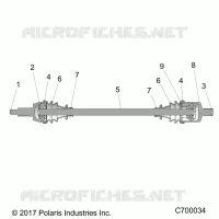 DRIVE TRAIN, FRONT HALF SHAFT