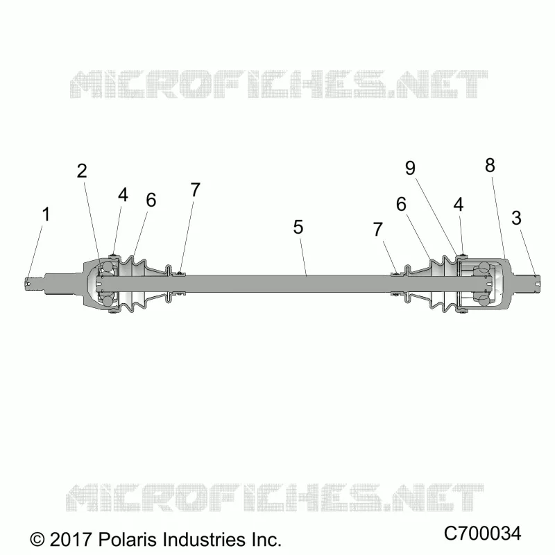 DRIVE TRAIN, FRONT HALF SHAFT
