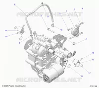DRIVE TRAIN, MAIN GEARCASE MOUNTING