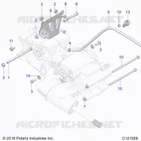DRIVE TRAIN, MAIN GEARCASE MOUNTING