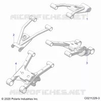 REAR SUSPENSION CONTROL ARMS