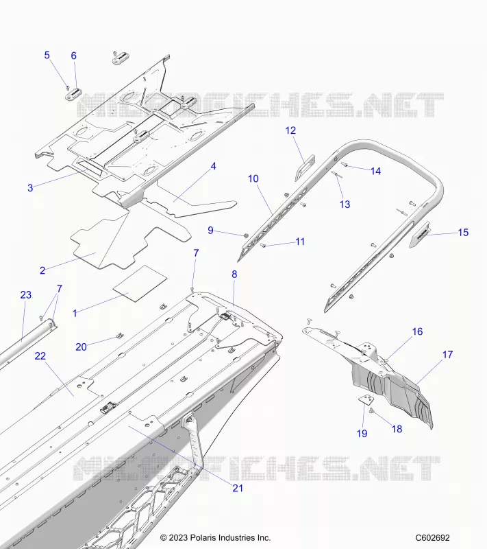BUMPER, REAR, CLOSEOFF, TUNNEL COVER
