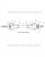 DRIVE TRAIN, FRONT DRIVE SHAFT