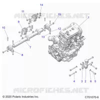 ENGINE, MOUNTING