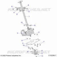 STEERING POST  AND EPS