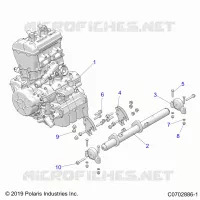 ENGINE, MOUNTING & LONG BLOCK