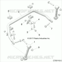 SUSPENSION, FRONT STABILIZER BAR- Z22S1E99AL/BL (C700110-5)