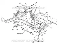 FRONT SUSPENSION AND SKI XLT 0970756, XLT SKS 0970556 AND XLT RMK 0970956 (4937693769B002)
