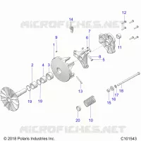 DRIVE TRAIN, PRIMARY CLUTCH