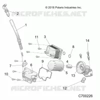 ENGINE, DIPSTICK & OIL FILTER