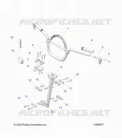 STEERING, HANDLEBAR MOUNTING