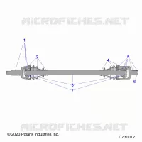 DRIVE TRAIN, FRONT HALF SHAFT