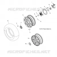 WHEELS, FRONT AND HUB