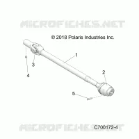 DRIVE TRAIN, FRONT PROP SHAFT