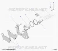 BRAKES, FRONT BRAKE CALIPER