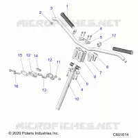 UPPER STEERING & HANDLEBAR ASM.