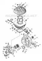 CRANKCASE AND CYLINDER
