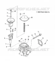 ENGINE, CARBURETOR, UPPER