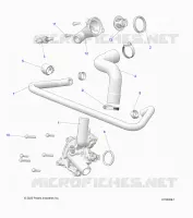 ENGINE, WATERPUMP AND BYPASS