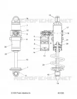 SUSPENSION, FRONT SHOCK TRACK, VELOCITY