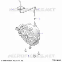 DRIVE TRAIN, FRONT GEARCASE MOUNTING