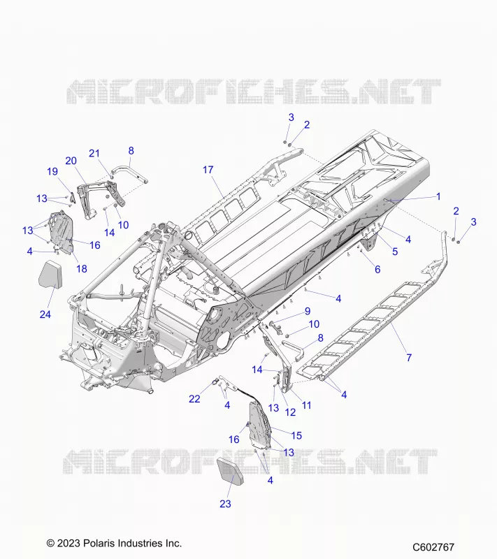 CHASSIS, FOOTRESTS, AND RUNNING BOARDS