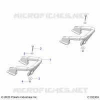 REAR BODYWORK RACK, HANDGRIPS