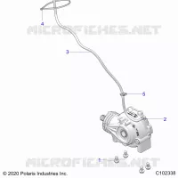 DRIVE TRAIN, GEARCASE MOUNTING, FRONT