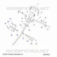 STEERING, HANDLEBAR, STEERING POST 