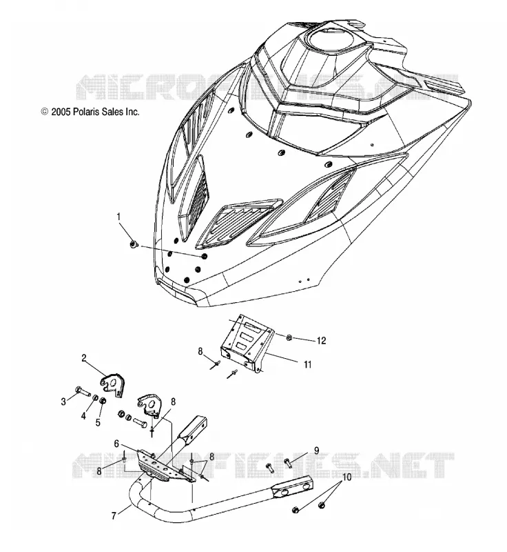 HOOD MOUNTING