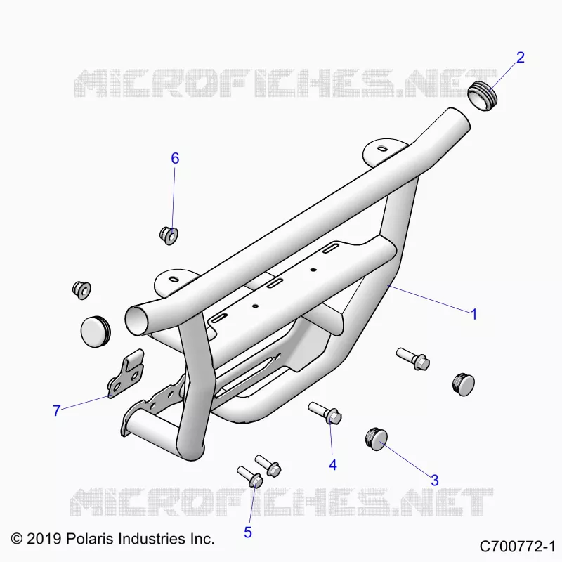 CHASSIS, FRONT BUMPER