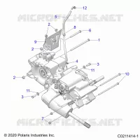 DRIVE TRAIN, MAIN GEARCASE MOUNTING