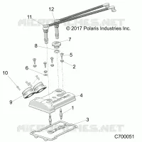 THROTTLE BODY AND VALVE COVER