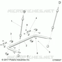 SUSPENSION, REAR STABILIZER BAR