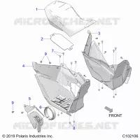 SEAT AND FOOTWELLS