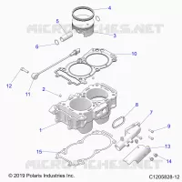 CYLINDER AND PISTON
