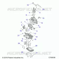 ENGINE, CRANKCASE AND CRANKSHAFT