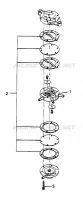 FUEL PUMP 500 0972764,  EUROPEAN 500 E972764,  500 SKS 0972564, EUROPEAN 50 (4938393839D005)