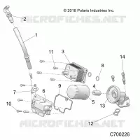 ENGINE, DIPSTICK & OIL FILTER