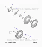 DRIVE TRAIN, CLUTCH, SECONDARY