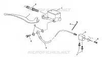 CONTROLS-RH MASTER CYLINDER/BRAKE LINE 6X6 250 W938727 (4924092409023A)