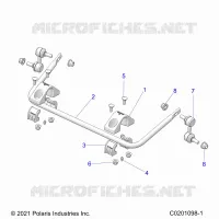 SUSPENSION, REAR STABILIZER BAR