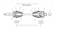 DRIVE REAR SHAFT
